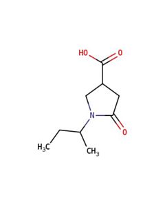 Astatech 1-SEC-BUTYL-5-OXOPYRROLIDINE-3-CARBOXYLIC ACID; 1G; Purity 97%; MDL-MFCD03834530